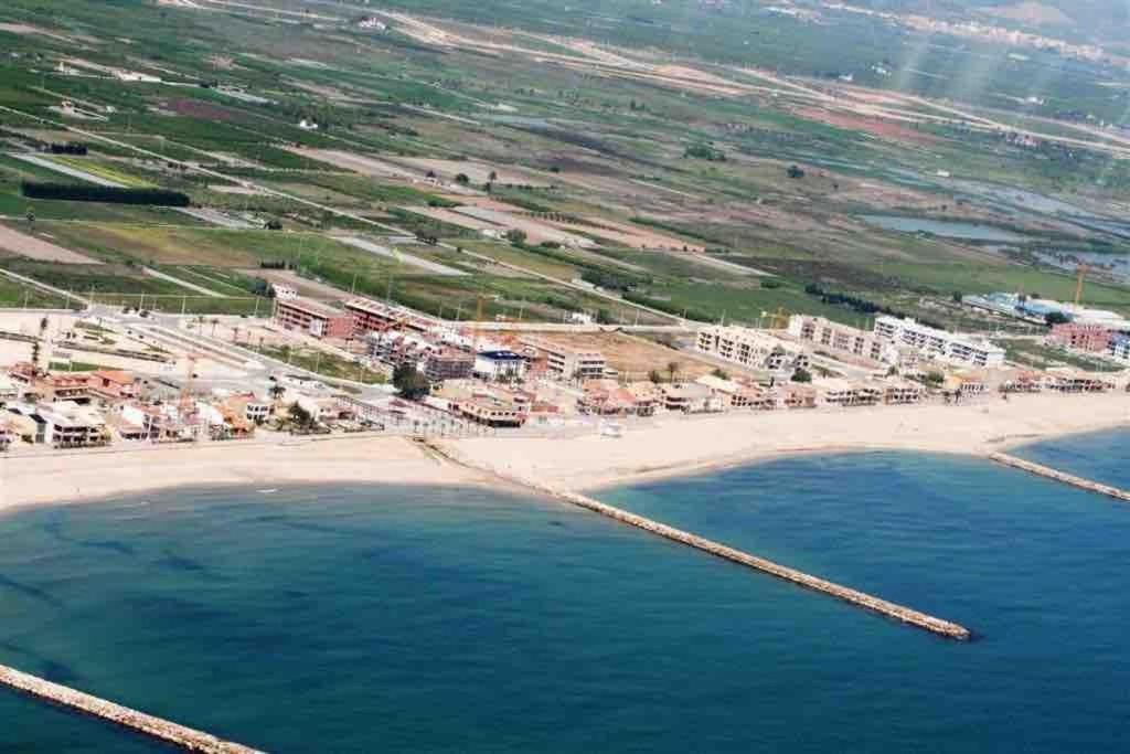 Apto Con Piscina En La Playa Cerca De Vlc Con Ac Puzol Exteriér fotografie