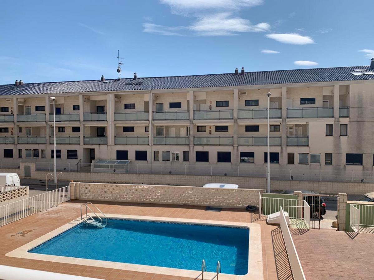 Apto Con Piscina En La Playa Cerca De Vlc Con Ac Puzol Exteriér fotografie